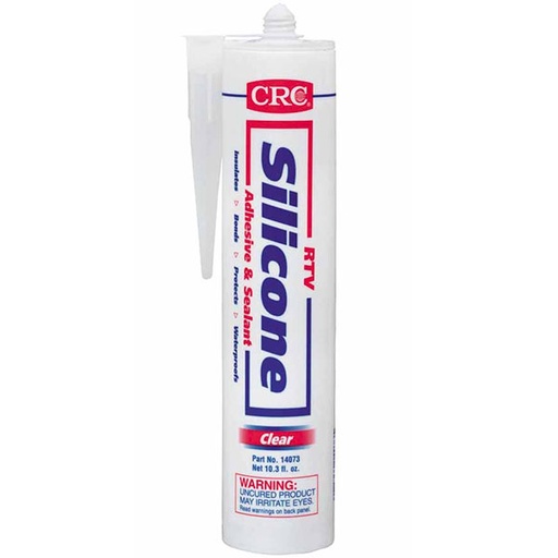 [RX1-09-04677] Crc Rtv Silicone Sealant Clear 10.1 Oz