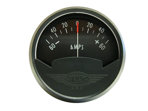[RX1-10-04104] Westach 2 Round Ammeter -60-0-60 50Mv 2C6-15 Non-TSO