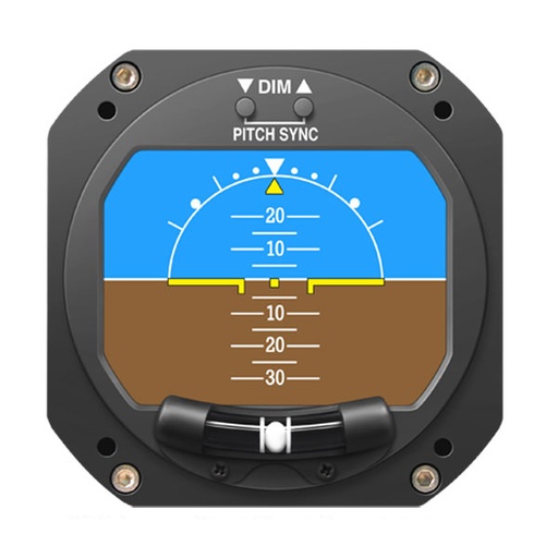 [RX1-10-06431] RC Allen 2610-3 Digital Attitude Indicator 0 Degree Tilt