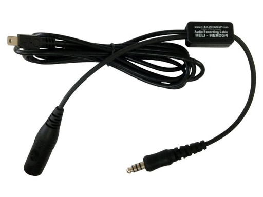 [RX1-11-13680] CRAZEDPILOT GO PRO HERO 3/4 CABLE HELI
