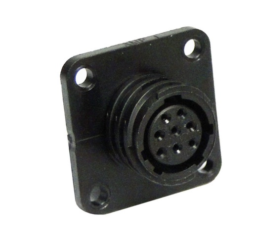 [RX1-11-13878] Amp 8 Pin Female Cpc Bulk Head Base Plug 11 Shell