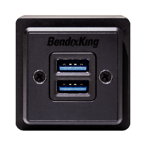 [RX1-11-17589] Bendix King Aeropower USB Charging Port FAA TSO