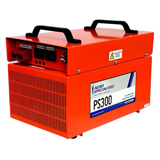 [RX1-11-18673] Powervamp PS300 3 Phase Base Unit 13Foot 28V Aircraft Connector Output + SB350 Input Plug For EC1