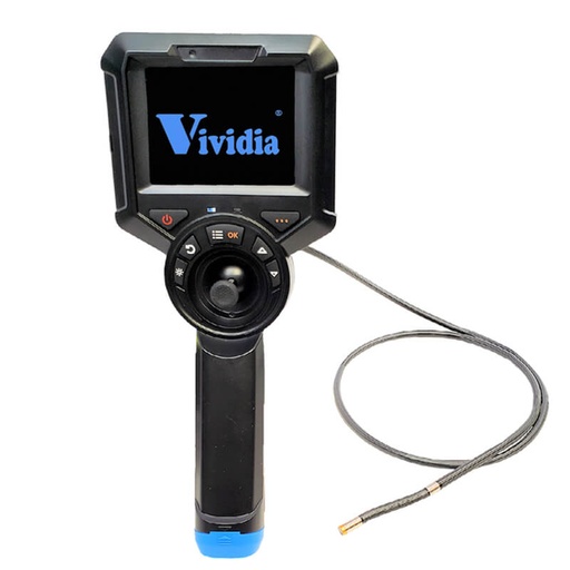 [RX1-12-05632] Vividia Me-610X Joystick 360 All Around Articulating Video Borescope With 3.5 LCD Monitor