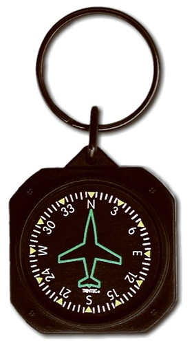[RX1-13-02105] Directional Gyro Key Chain +