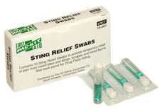 [RX1-13-03047] Sting Relief Antisep Swab 10Bx