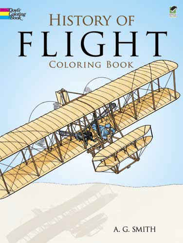 [RX1-13-16759] Copeland-Antique Airplanes Coloring Book