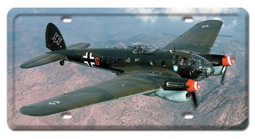 [RX1-13-08227] Heinkel III Metal License Plate 12X6