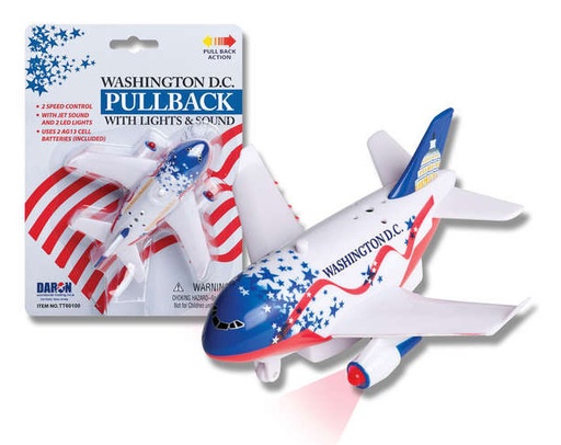 [RX1-13-11719] Pullback Plane Toy Washington D.C.