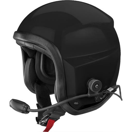 [RX1-13-19936] Lift Aviation Flight Helmet Av-1.1 Kor Gloss Black - L