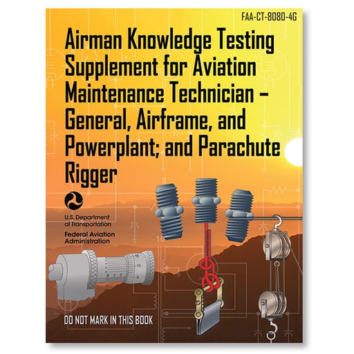 [RX1-13-21341] ASA Test Suppl For GnrlAirframePwrplnt Parachute Rggr