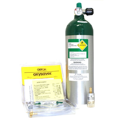 [RX1-13-18906] Aerox Oxygen System 4M 4 Person 22 Cubic Feet 4-Place