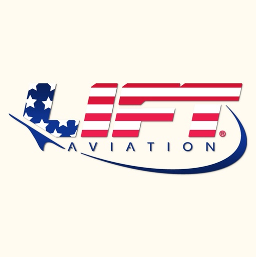 [RX1-13-19945] AV-SAV6-RDWHBU LIFT AVIATION STICKER AVIATION - RED/WHITE/BLUE - 6 IN