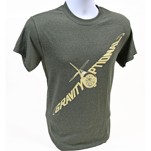 [RX1-13-21121-3] GRVTY OPTNL TSHIRT VINTAGE HEATHER BLUE XL