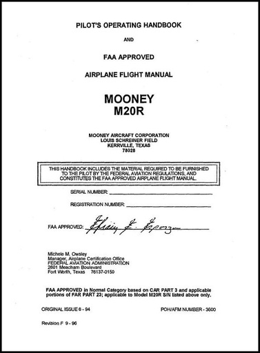[RX1-14-02919] Mooney M20R Plt Op Handbook