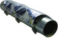 [RX1-08-07074] Clamp On Heat Shield 6 X 2