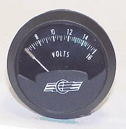 [RX1-15-06245] WESTBERG 2" ROUND VOLTMETER 6-16 VDC NON TSO