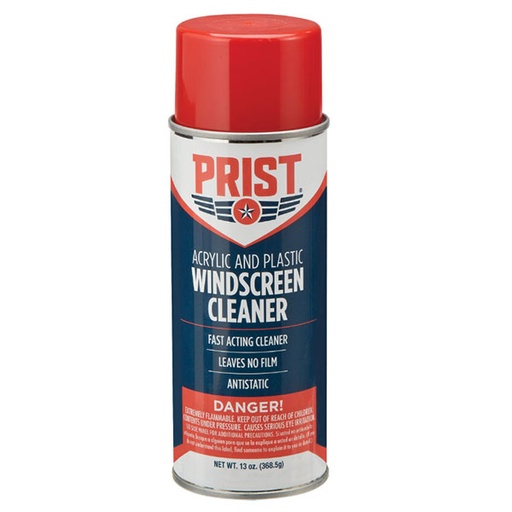 [RX1-09-02049-1] Prist Acrylic and Plastic Aircraft Windscreen Cleaner - Case of 12 Cans