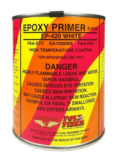 [RX1-09-05630] Poly-Fiber Ep-420 Primer White Gallon