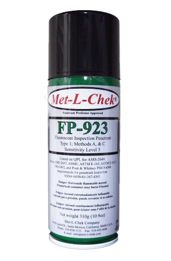 [RX1-09-05863] Met-L-Chek Fluorescent Penetrant 16Oz Aerosol