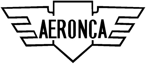 [RX1-09-43502] Aeronca Placard Black