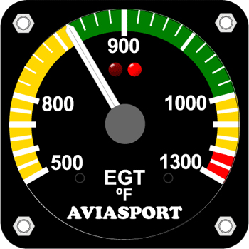 [RX1-15-08558] IM-782 2 1/4 Dual EGT 500-1300 F Rotax 503