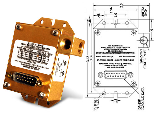 [RX1-11-09916] Trans-Cal Altimeter Encoder 30K SSD120-30N Mod 1
