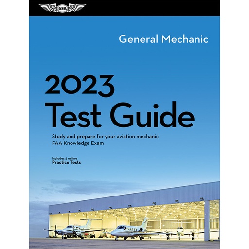[RX1-13-10158-23] ASA AMT GENERAL TEST GUIDE PLUS 2023