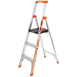 [RX1-13-12017] Aluminum 3 Step Platform Ladder