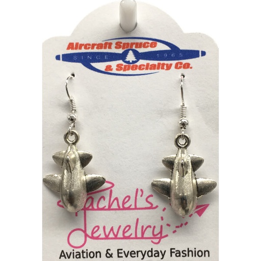 [RX1-14-03308] GUPPY PLANE EARRINGS