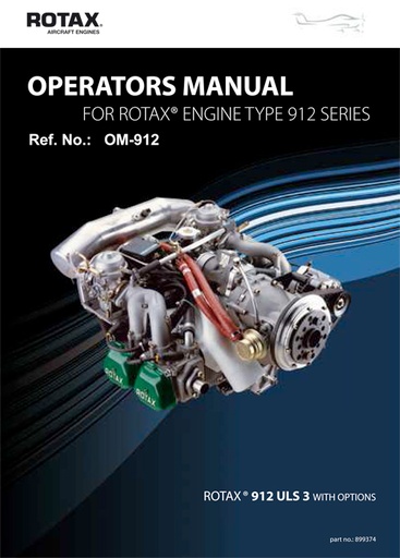 [RX1-15-08315] ROTAX 912 OPERATORS MANUAL ED 3 REV 0