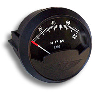 [RX1-3AT8A-2/6] Westach 3-1/8 Square Tachometer 0-8000 RPM 2 Or 6 Imp/Rev Non-TSO