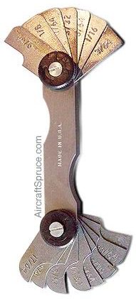 [RX1-432A] Radius Or Fillet Gauges #432A