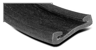 [RX1-05-01800] Rubber Channel 1 Wide