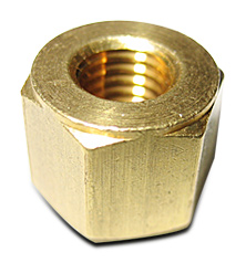[RX1-07-03554] Superior Continental Brass Exhaust Nuts SA22022