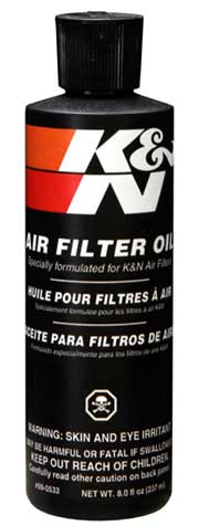 [RX1-08-01089] K&N 8 OZ SQEEZ BOT RED FILCH