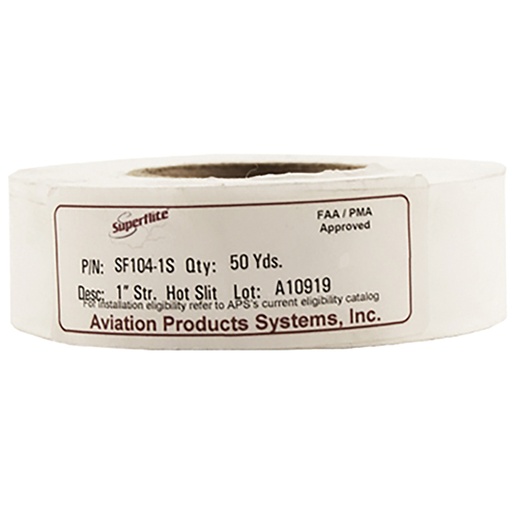 [RX1-09-03174] Superflite Straight 104 Tape 4 X 50 Yd Roll