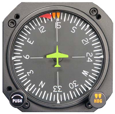 [RX1-10-02529] RC Allen 15Ak-17 Directional Gyro With Heading Bug TSO