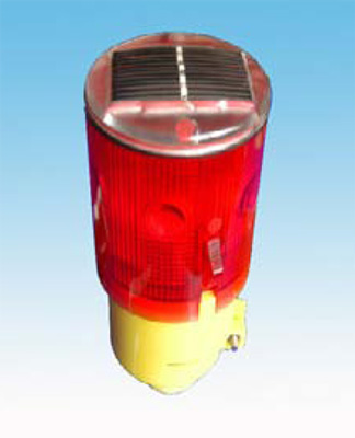 [RX1-11-09384] Solar LED Beacon Red Vrh-4704 Constant Mode