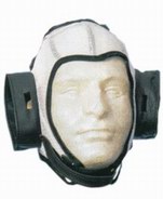 [RX1-11-10555-L] Helmet - Mesh With Leather Trim For D/C 711 Headset - Unlined - Lrg