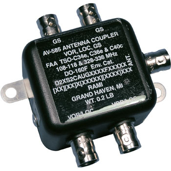 [RX1-11-10842] RAMI AV-585 Dual Vor/Loc/GS Diplexer TSO