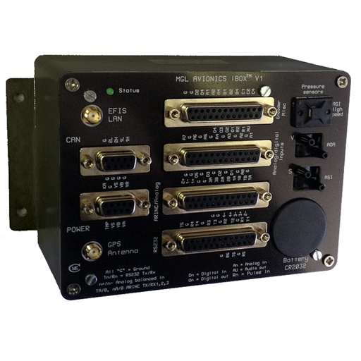 [RX1-11-16714] MGL Ibox With High Speed Airspeed Indicator (30-600+ MPH)