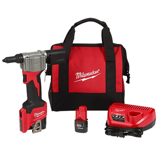 [RX1-12-05728] Milwaukee M12 Rivet Gun Kit