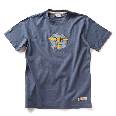[RX1-13-05387] De Havilland T-Shirt Blue Xxl