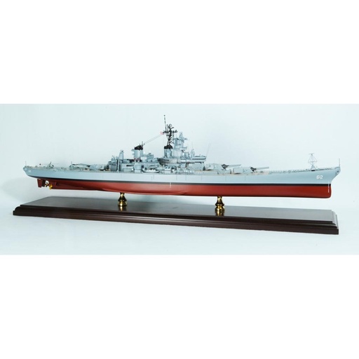 [RX1-13-11105] UStainless Steel New Jersey Battleship Model