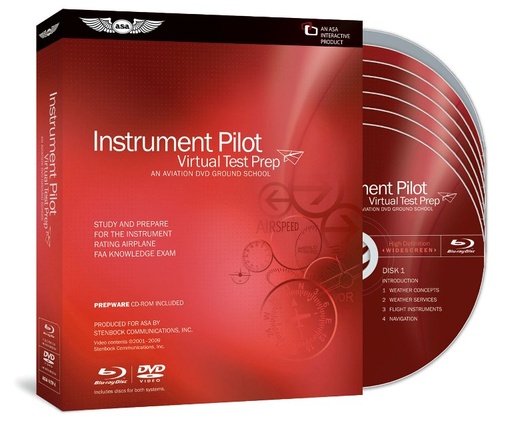 [RX1-13-12382] ASA Instrument Virtual Test Prep (Dvd & Blue)