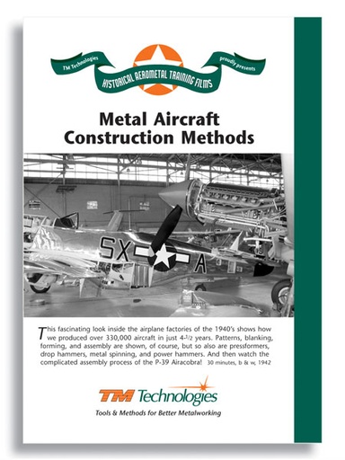 [RX1-13-13049] Metal Aircraft Construction Methods Dvd
