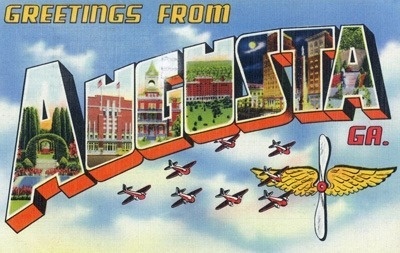 [RX1-13-17705] Postcard Augusta Large Letter