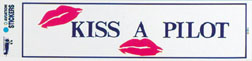 [RX1-14-00744] KISS A PILOT BUMPER STICKER