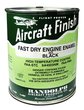 [RX1-G-5436-EQ] Randolph G-5436 Lycoming Gray Engine Enamel Quart